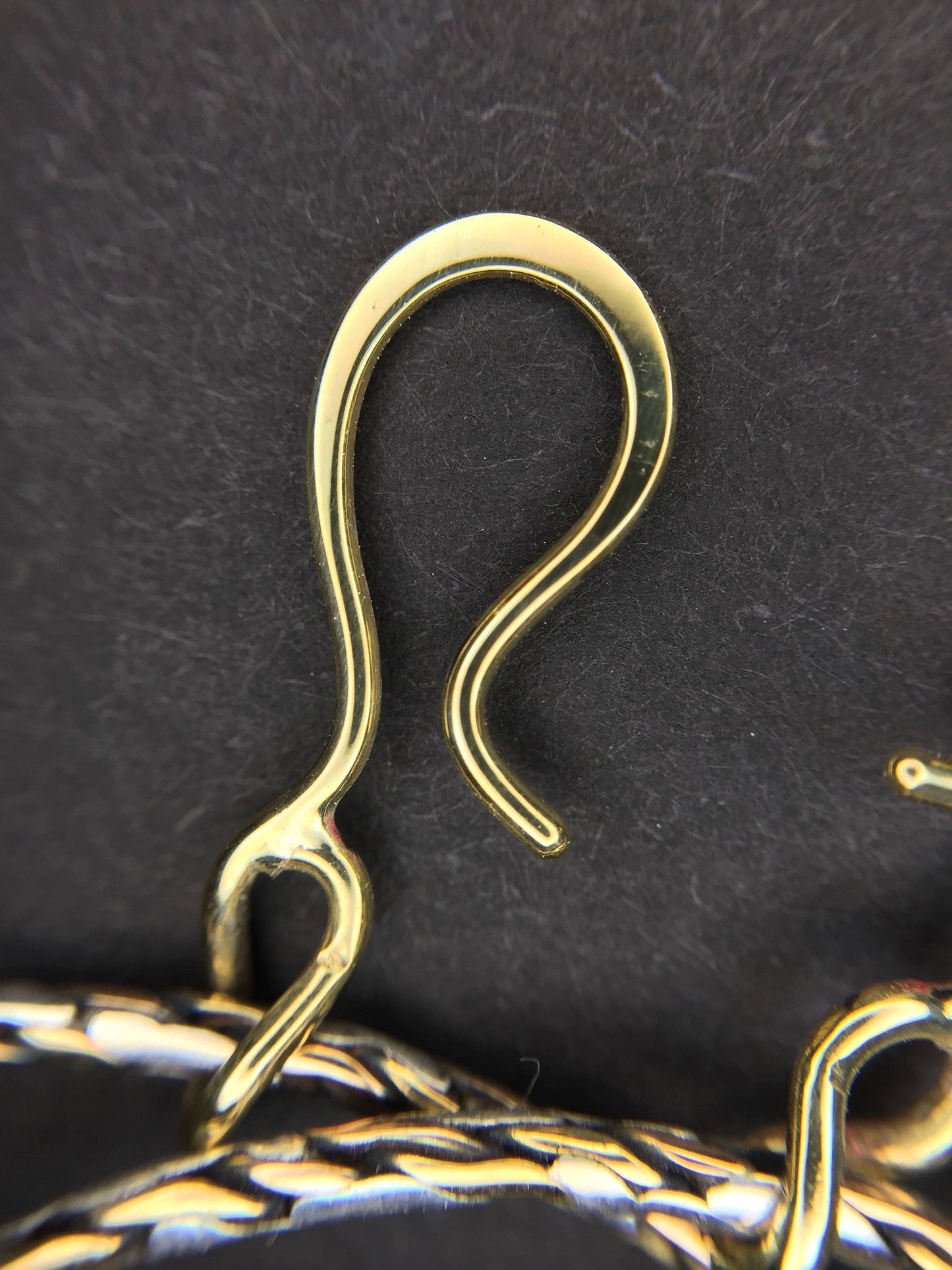 Giant Hoop Earrings in Woven silver, gold and rose gold