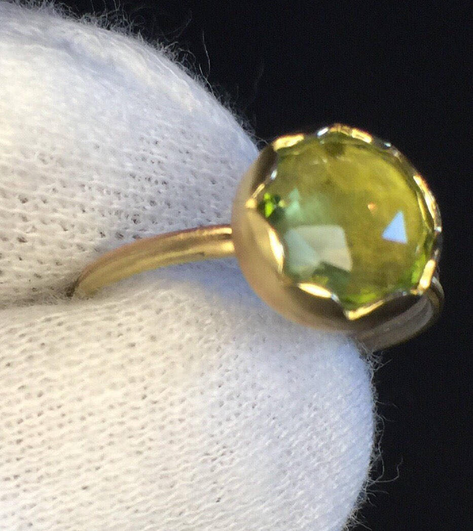 Peridot Ring-18k Gold