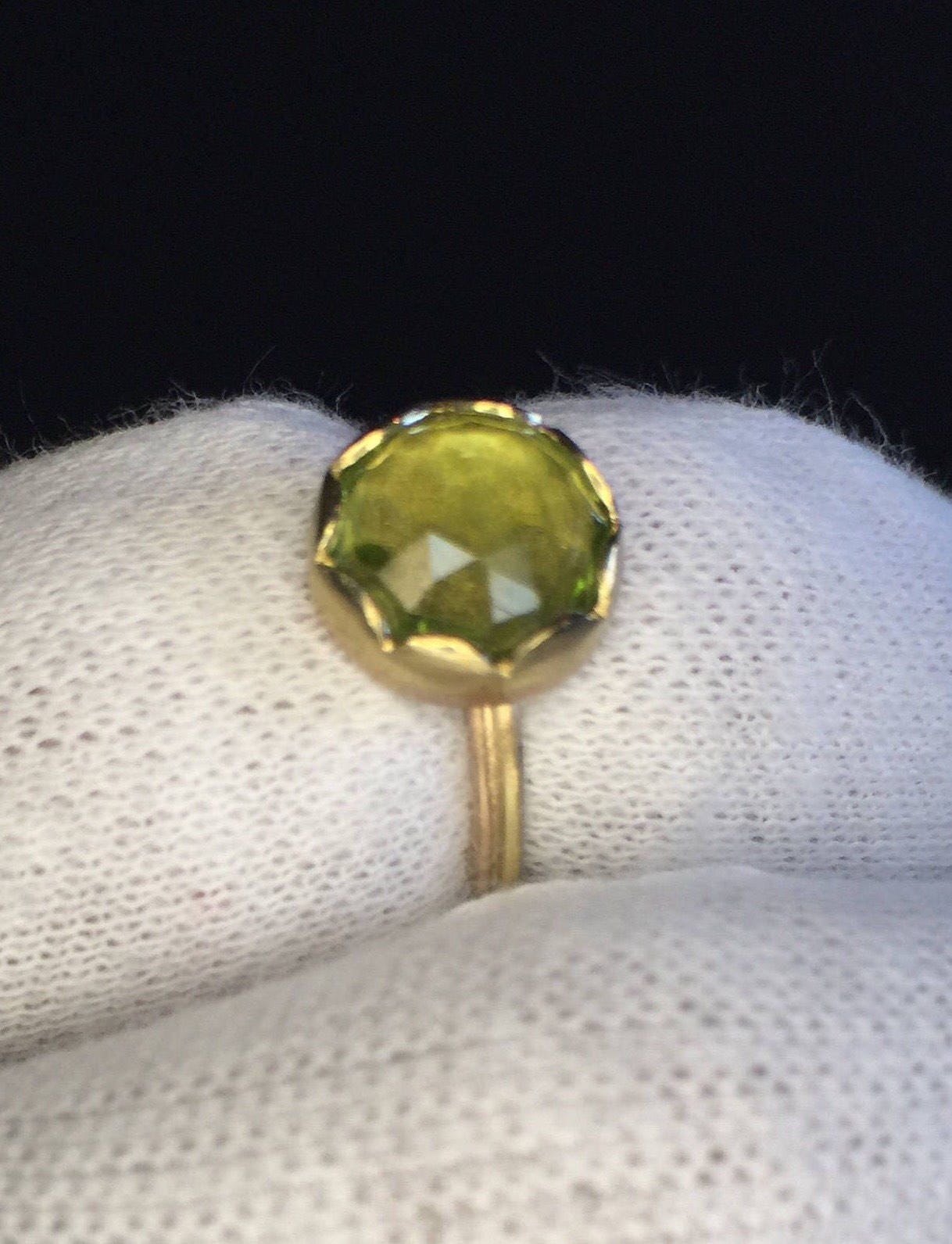 Peridot Ring-18k Gold