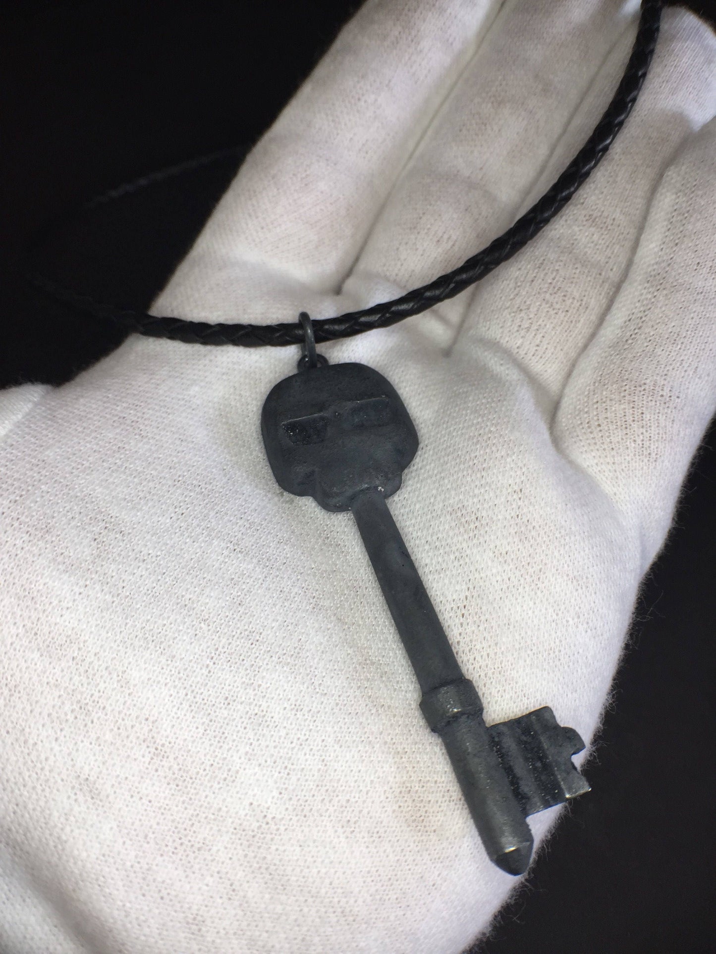 Skull Necklace-Sterling Silver(Oxidized)