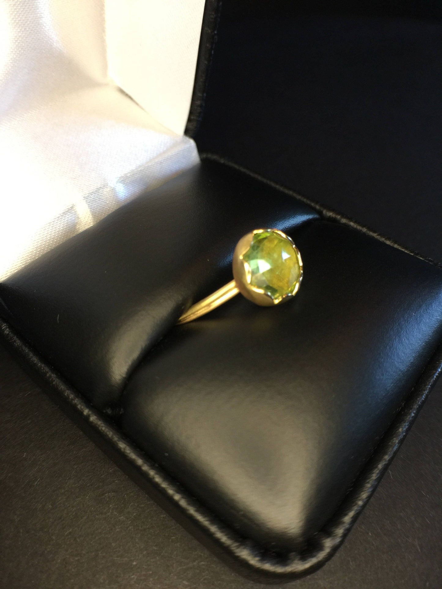 Peridot Ring-18k Gold