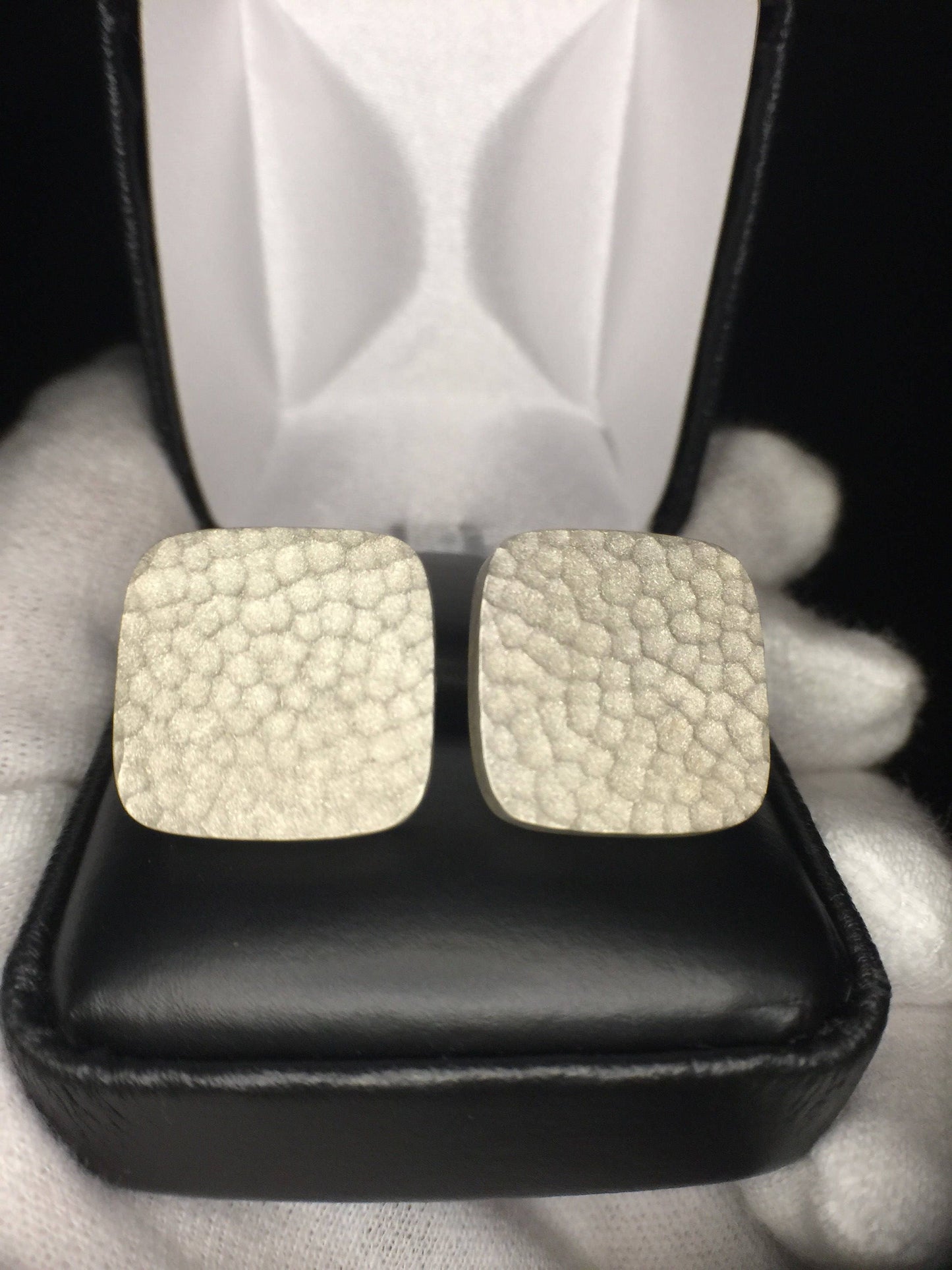 Cufflinks, Handmade in sterling silver with quality backings