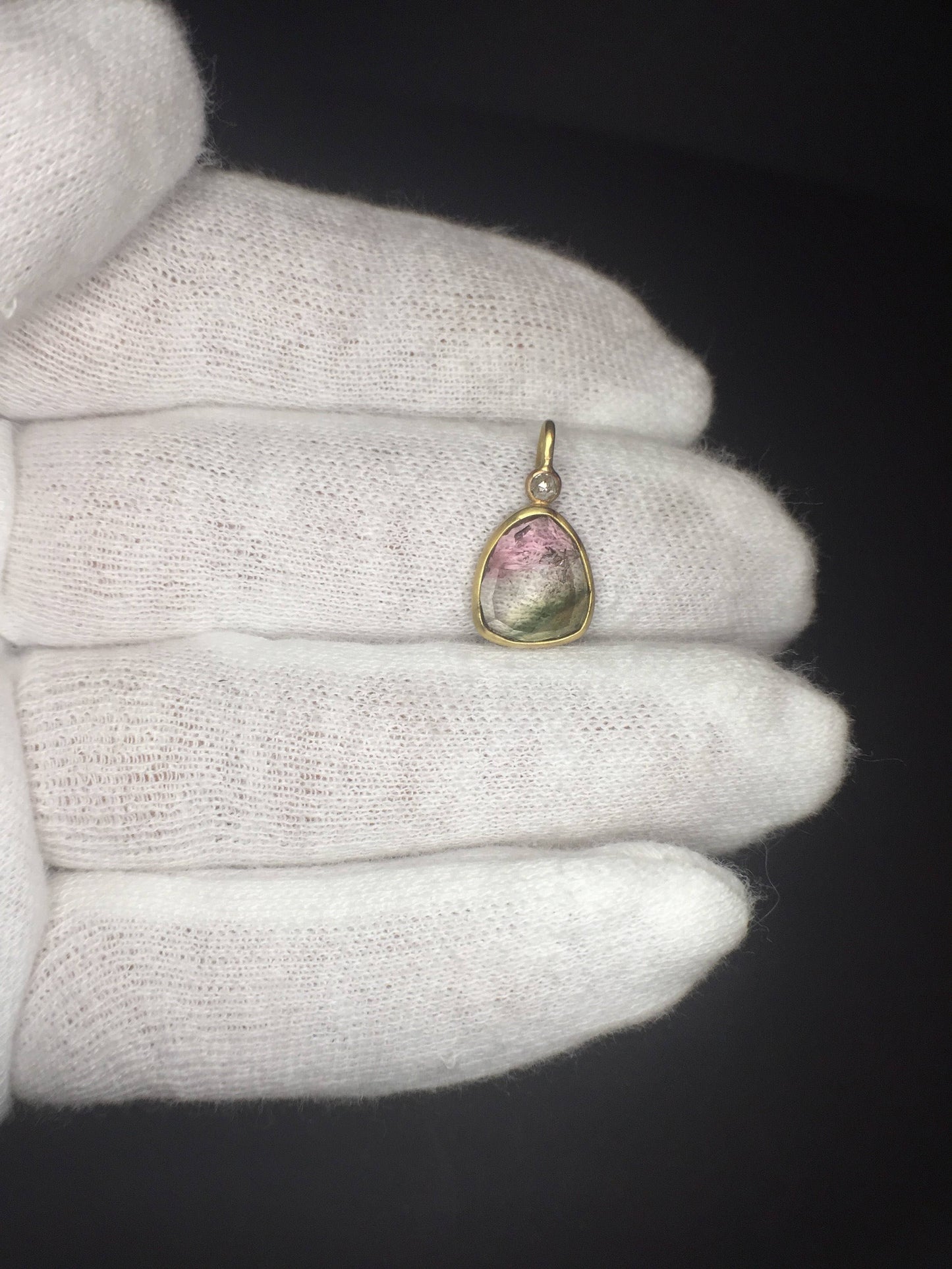 Watermelon Tourmaline Necklace