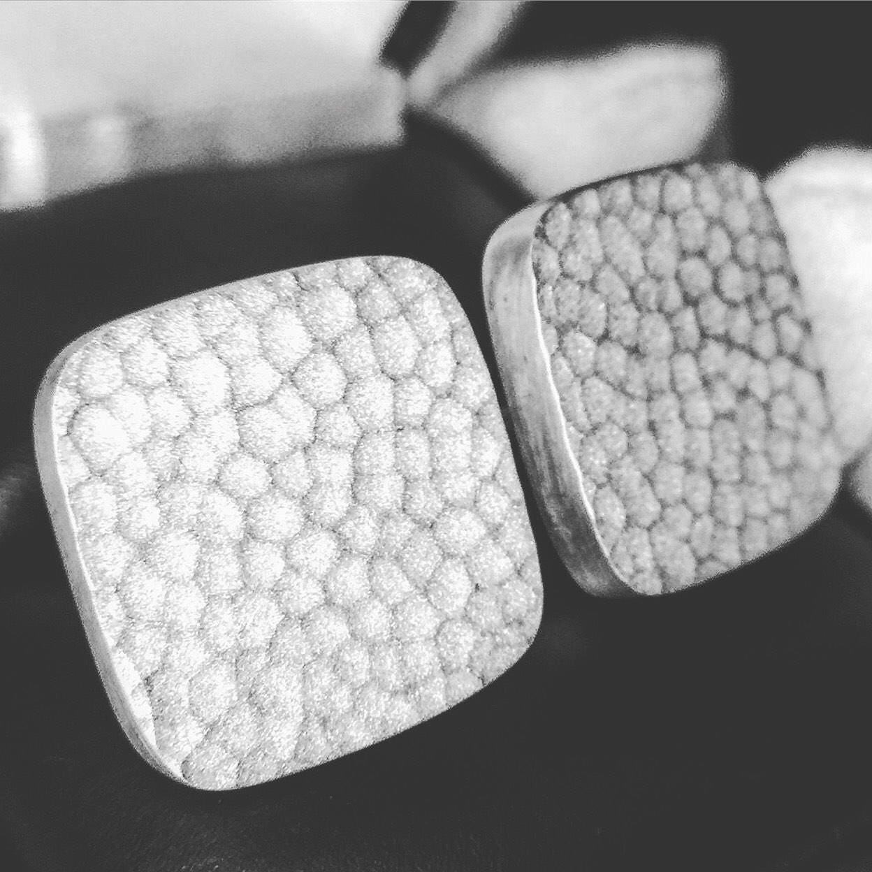 Cufflinks, Handmade in sterling silver with quality backings