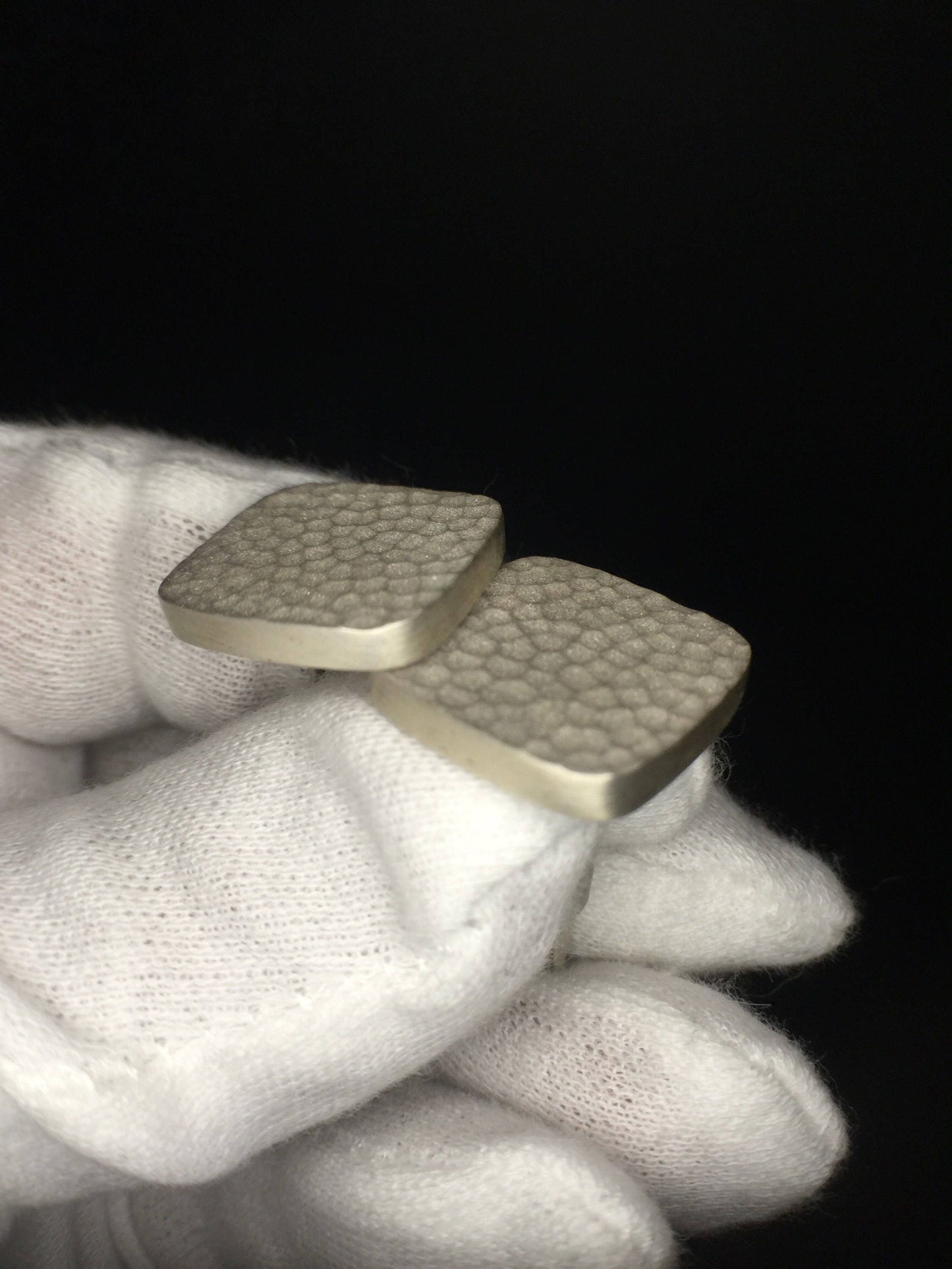 Cufflinks, Handmade in sterling silver with quality backings