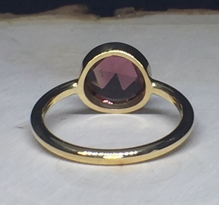 Peach Tourmaline-18k Gold