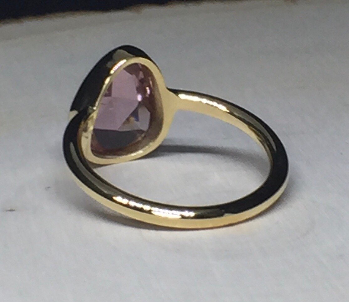 Cotton Candy Tourmaline-18k Gold