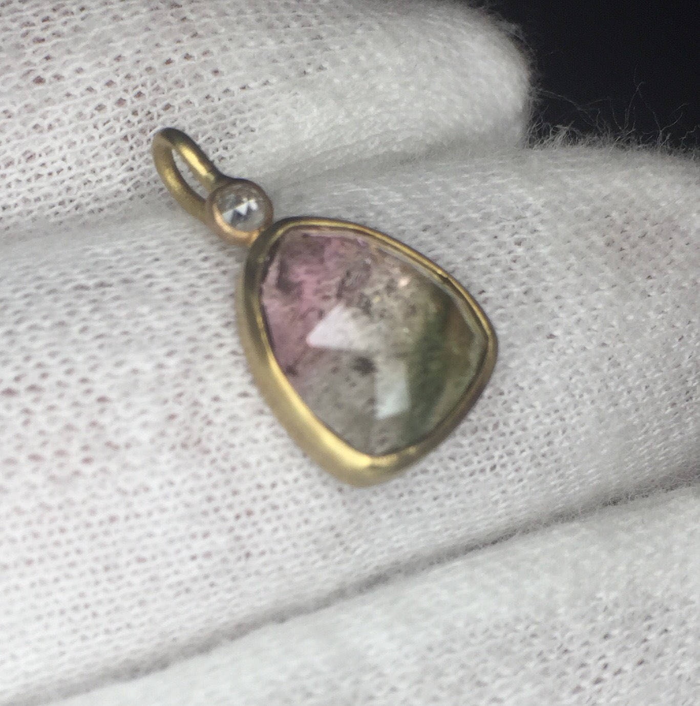 Watermelon Tourmaline Necklace