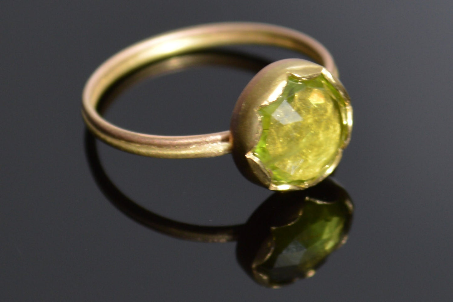 Peridot Ring-18k Gold