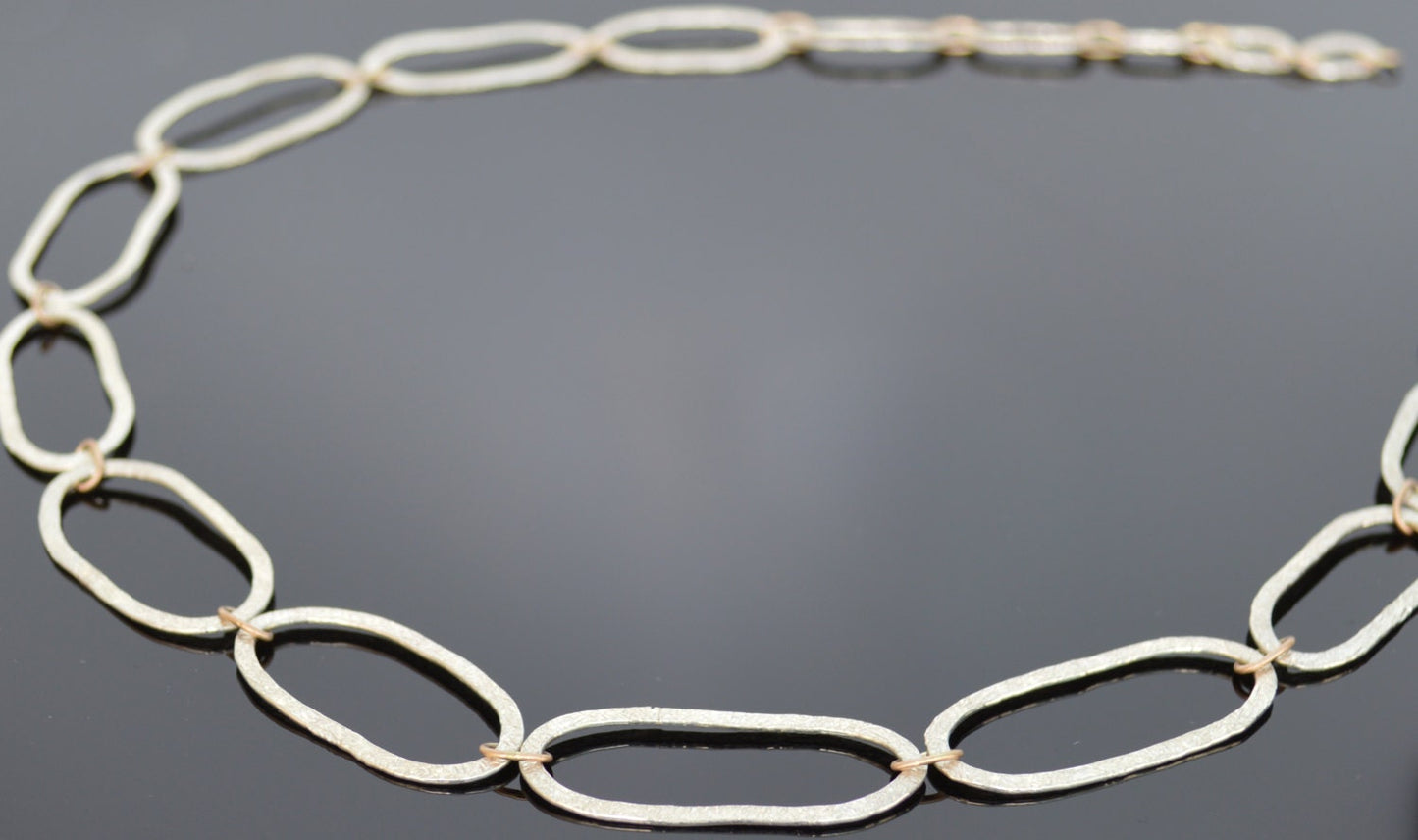 Rose Gold/Sterling Silver Necklace