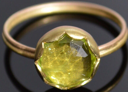 Peridot Ring-18k Gold