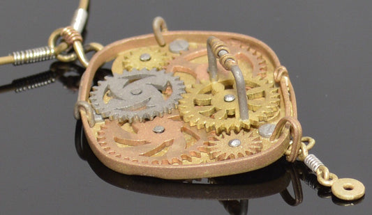 Moving Gears Necklace