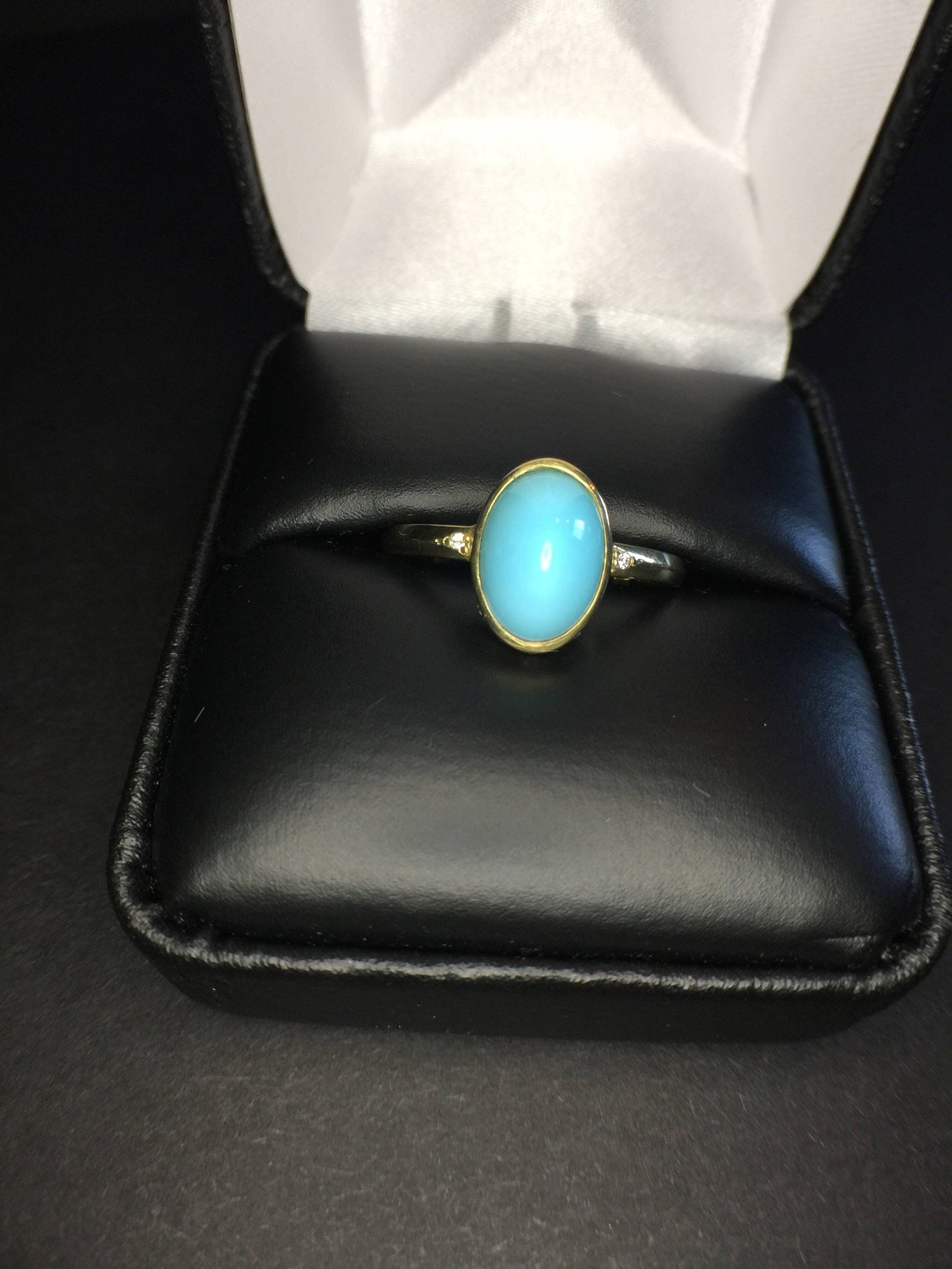 Robin’s Egg Turquoise Ring-18k Gold