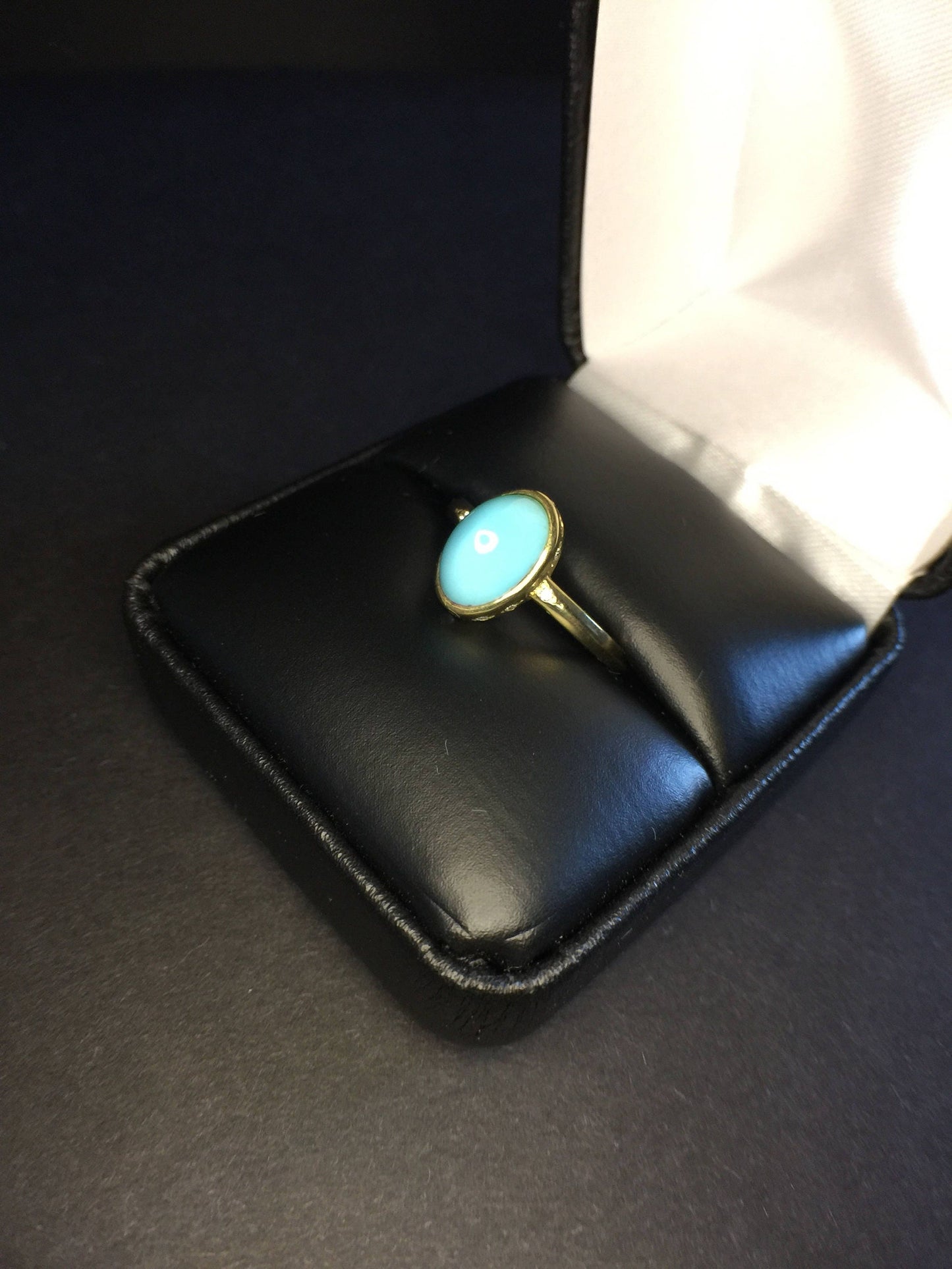 Robin’s Egg Turquoise Ring-18k Gold