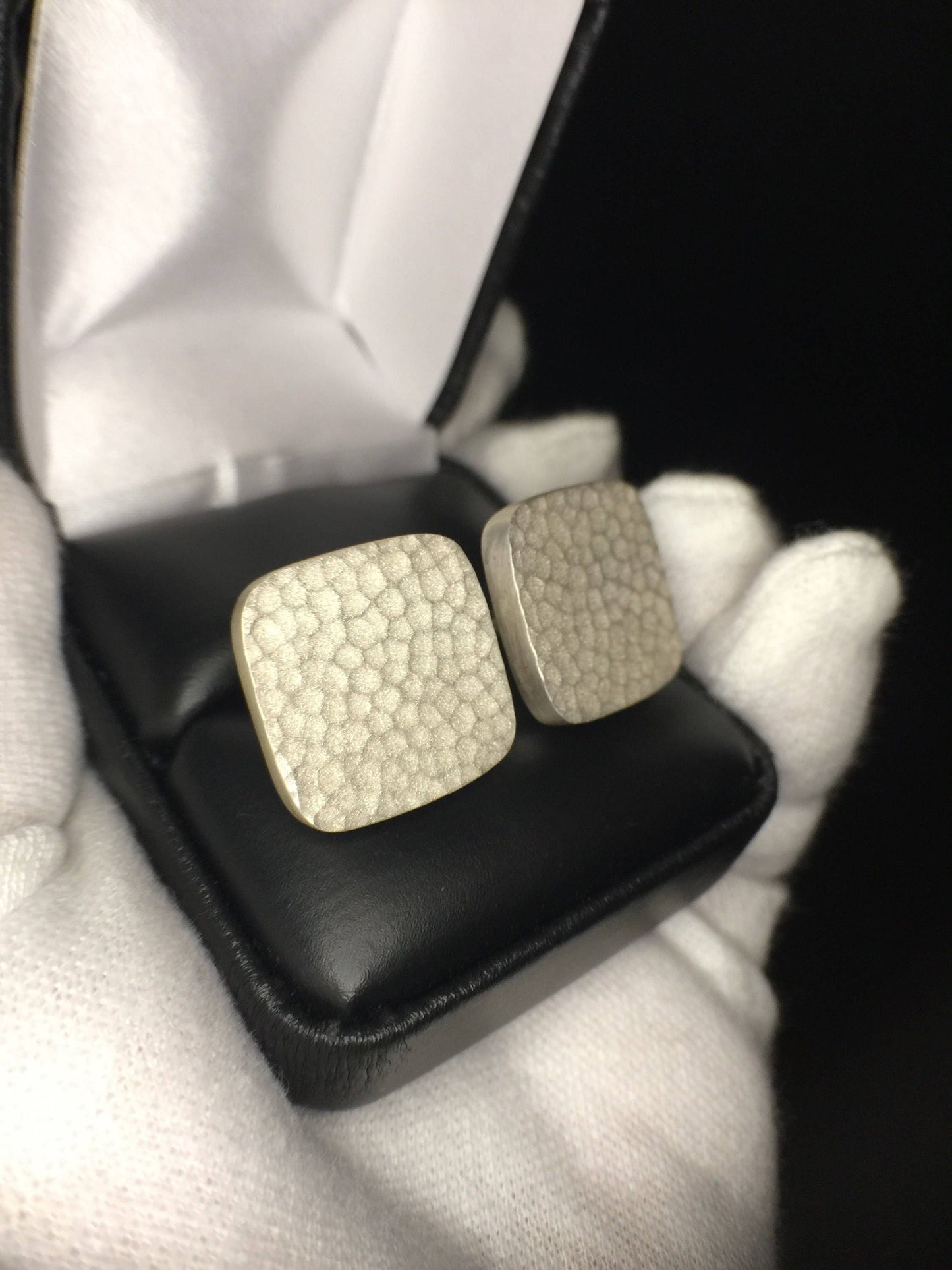 Cufflinks, Handmade in sterling silver with quality backings